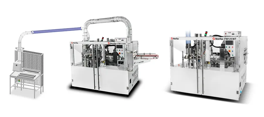 NEWTOP-FW125S Servo Paper Bowl Machine