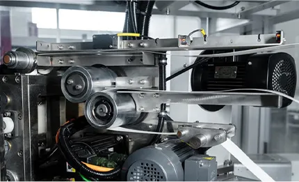paper jam inside the feeding section of a high-speed cup forming line